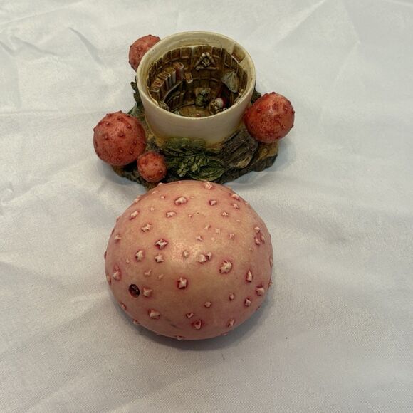 Harmony Garden Mushroom Royal Watch  1998 vintage figurine Lord Byron - Picture 7 of 14